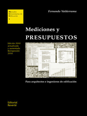 cover image of Mediciones y presupuestos